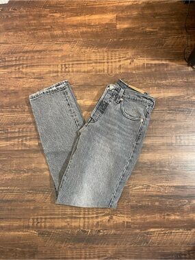Gray Straight Levi’s 501 Jeans
